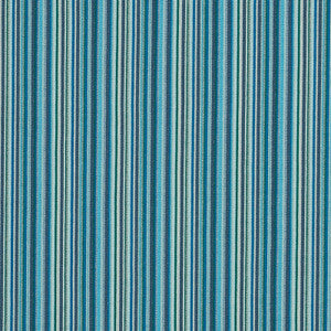 Schumacher Fabric Sinoir Stripe Blue 79352
