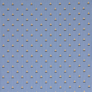 Schumacher Fabric Ludus Stripe Blue 79361