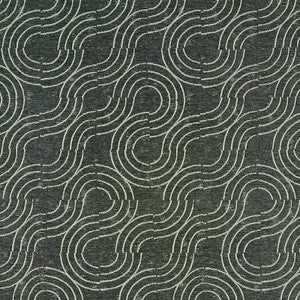 Schumacher Fabric Alma Indoor/Outdoor Carbon 79400