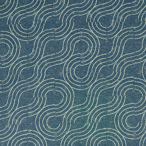 Schumacher Fabric Alma Indoor/Outdoor Denim 79401