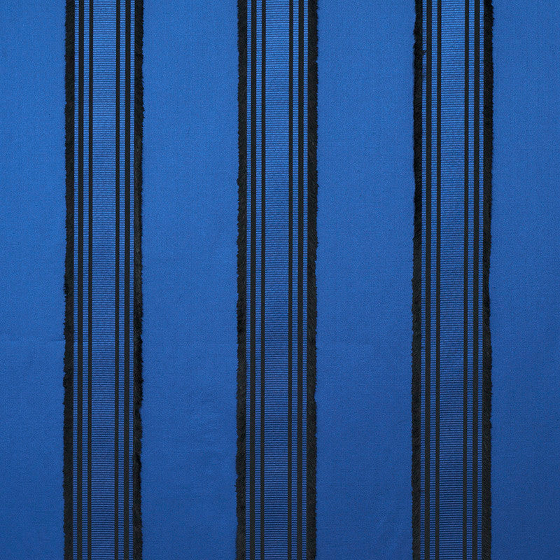 Senza Satin Stripe Cobalt 79450 by Schumacher Fabric Schumacher Fabric Senza Satin Stripe Cobalt 79450Fabric COTTON 43% ITALY </p><p>Repeat: H: HORZ. 9 1/8" (23CM) , V: 56.5 - Fabric Carolina -
