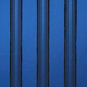 Schumacher Fabric Senza Satin Stripe Cobalt 79450