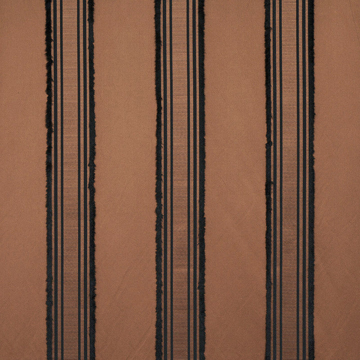 Senza Satin Stripe Brown 79451 by Schumacher Fabric Schumacher Fabric Senza Satin Stripe Brown 79451Fabric COTTON 43% ITALY </p><p>Repeat: H: HORZ. 9 1/8" (23CM) , V: 56.5 - Fabric Carolina -