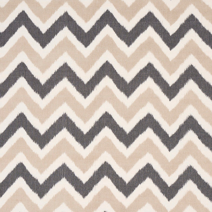 Vedado Ikat Neutral 79462 by Schumacher Designer Fabric HAPPY TOGETHER II COTTON 100% INDIA </p><p>Repeat: Horizontal: 5" (13CM) and Vertical: 6" (15CM) 53 - Swanky Fabrics -