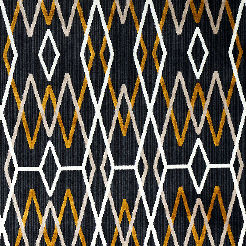 Kyoto Trellis Soot 79530 by Schumacher Designer Fabric ESPALIER BY NEISHA CROSLAND VISCOUS 80% COTTON 10% BELGIUM </p><p>Repeat: Horizontal: 20" (51CM) and Vertical: 13 3/8" (34CM) 53.5 - Swanky Fabrics -