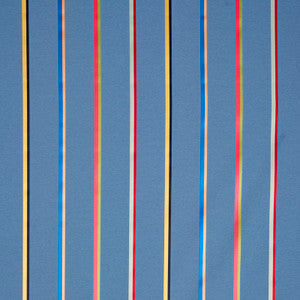 Schumacher Fabric Larivey Stripe Slate 79560