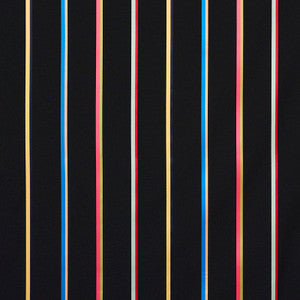 Schumacher Fabric Larivey Stripe Charcoal 79561