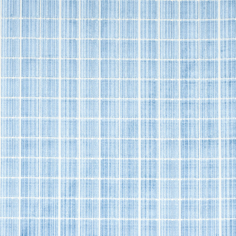 Corneille Velvet Sky 79630 by Schumacher Fabric Schumacher Fabric Corneille Velvet Sky 79630Fabric VISCOSE 92% BELGIUM </p><p>Repeat: H: HORZ. 6 7/8" (17CM) , V: VERT. 1 1/2" (4CM) 54.375 - Fabric Carolina -