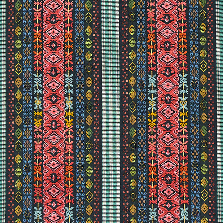 Cosima Embroidery Carbon Multi 79681 by Schumacher Fabric Schumacher Fabric Cosima Embroidery Carbon Multi 79681Fabric COTTON 80% INDIA </p><p>Repeat: H: HORZ. 15 1/6 (38CM) , V: VERT. 13 1/5" (33CM) 54 - Fabric Carolina -