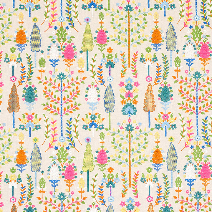 Desna Multi 79820 by Schumacher Fabric Schumacher Fabric Desna Multi 79820Fabric COTTON 38% INDIA </p><p>Repeat: H: HORZ. 17" (43CM), V: VERT. 15" (38CM) 54 - Fabric Carolina -
