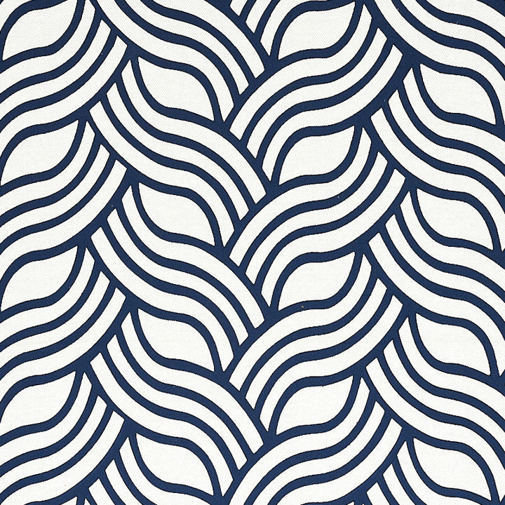Sangomar Applique Navy 79951 by Schumacher Designer Fabric NATURA LINEN 73% POLYESTER 17% INDIA </p><p>Repeat: Horizontal: 17 1/2" (44CM) and Vertical: 7 1/2" (19CM) 54 - Swanky Fabrics -