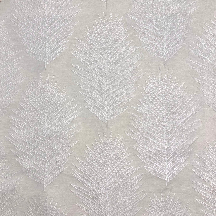 Emb By Lomasi A Pearl by Europatex Designer Fabric Embroideries by Lomasi 70% Polyester, 15% Cotton, 15% Linen 9.04" H, 9.89" V 54.00 inches - Swanky Fabrics -