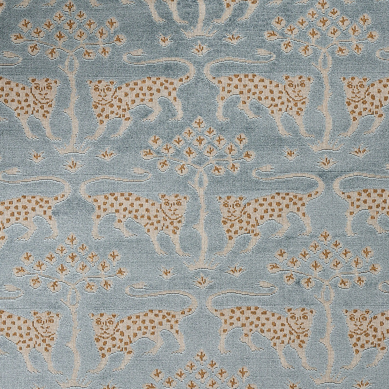 Woodland Leopard Velvet Mineral 80080 by Schumacher Fabric Schumacher Fabric Woodland Leopard Velvet Mineral 80080Fabric VISCOSE 75% BELGIUM </p><p>Repeat: H: HORZ. 13 1/3" (34CM), V: VERT. 12 1/5" (31CM) 54.3333 - Fabric Carolina -