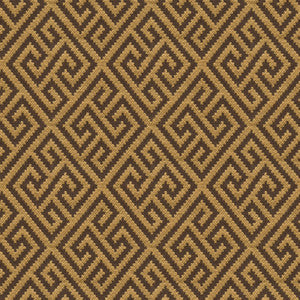 Brunschwig & Fils Fabric Tao Fretwork Walnut