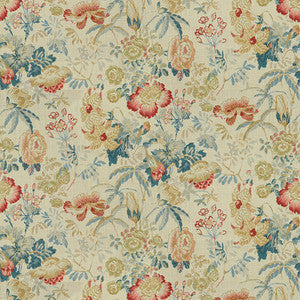 Brunschwig & Fils Fabric Edenwood Hdb Red/Blue