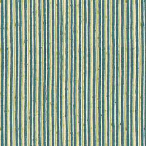 Brunschwig & Fils Fabric Pique-Nique Teal/Apple