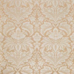 Brunschwig & Fils Fabric Damask Pierre Sand