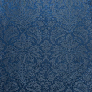 Brunschwig & Fils Fabric Damask Pierre Ocean