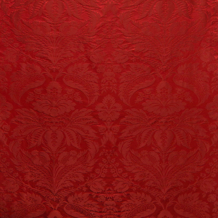 Damask Pierre Red by Brunschwig & Fils Fabric Brunschwig & Fils Fabric Damask Pierre RedFabric B&F SHOWROOM EXCLUSIVE 2019 COTTON - 70%;SILK - 30% France </p><p>Repeat: H: 25.5, V: 31 51 - Fabric Carolina -