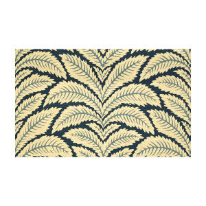 Brunschwig & Fils Fabric Talavera Linen Indigo