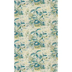 Brunschwig & Fils Fabric Horseshoe Bay Aqua/Green