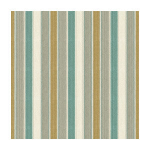 Brunschwig & Fils Fabric Santos Stripe Mist/Aqua
