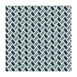 Brunschwig & Fils Fabric New Briquetage Sky/Indigo
