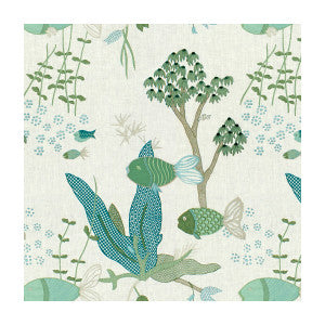 Brunschwig & Fils Fabric Lyford Cay Seafoam
