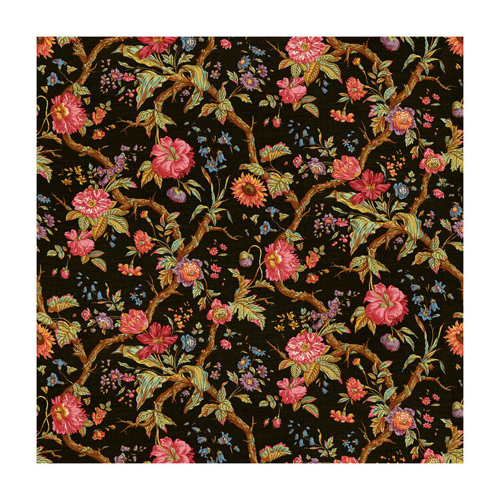 Arbre Fleuri Chocolat by Brunschwig & Fils Fabric Brunschwig & Fils Fabric Arbre Fleuri ChocolatFabric LES TROPIQUES LINEN - 100% Thailand </p><p>Repeat: H: 61, V: 43.25 61 - Fabric Carolina -