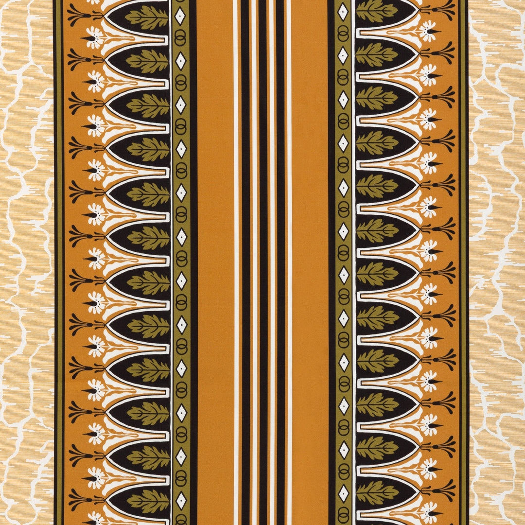 Brunschwig & Fils Fabric Lola Montez - Khaki/Mustard