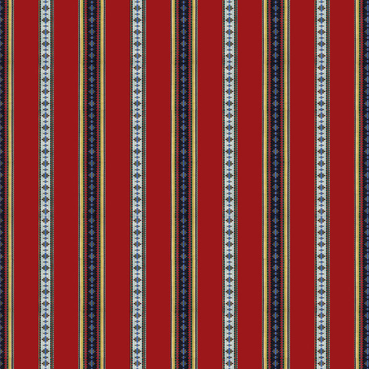 Rayure Broderie Red by Brunschwig & Fils Fabric Brunschwig & Fils Fabric Rayure Broderie RedFabric MADELEINE CASTAING COTTON - 100% France </p><p>Repeat: H: 13.78, V: 1.77 51.18 - Fabric Carolina -