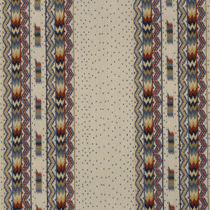 Brunschwig & Fils Fabric Talakona Stripe Red/Blue