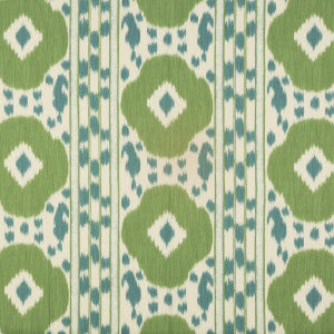 Brunschwig & Fils Fabric Varkala Print Teal/Green