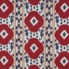 Brunschwig & Fils Fabric Varkala Print Red/Blue