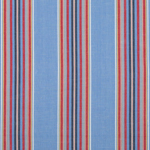 Brunschwig & Fils Fabric Verdon Stripe Blue/Red