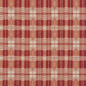 Brunschwig & Fils Fabric Mornas Plaid Red