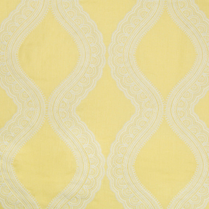 Isoline Emb Canary by Brunschwig & Fils Fabric Brunschwig & Fils Fabric Isoline Emb CanaryFabric LE PARNASSE LINEN - 55%;POLYESTER - 45% India </p><p>Repeat: H: 17, V: 15.75 50 - Fabric Carolina -