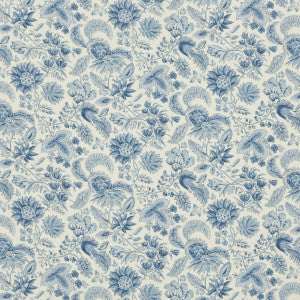 Brunschwig & Fils Fabric Gwendoline Print Blue
