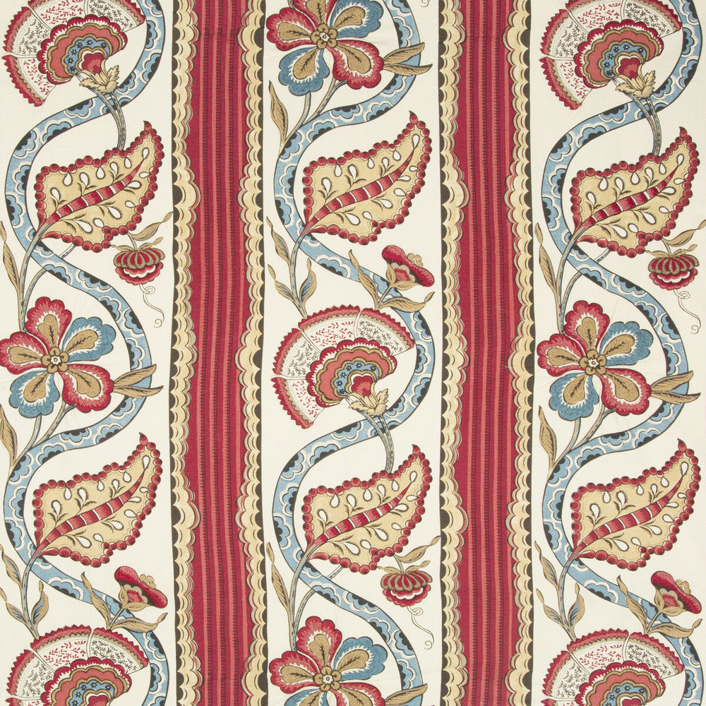 Gautier Print Cranberry by Brunschwig & Fils Fabric Brunschwig & Fils Fabric Gautier Print CranberryFabric LE PARNASSE COTTON - 100% India </p><p>Repeat: H: 26.5, V: 33.5 53 - Fabric Carolina -