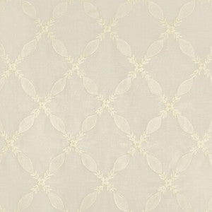 Brunschwig & Fils Fabric Oliveira Sheer White