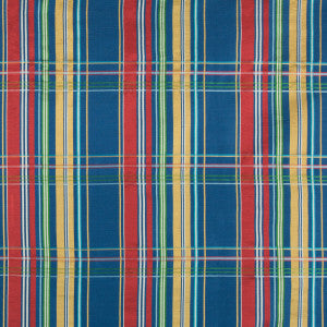 Brunschwig & Fils Fabric La Comelle Plaid Blue