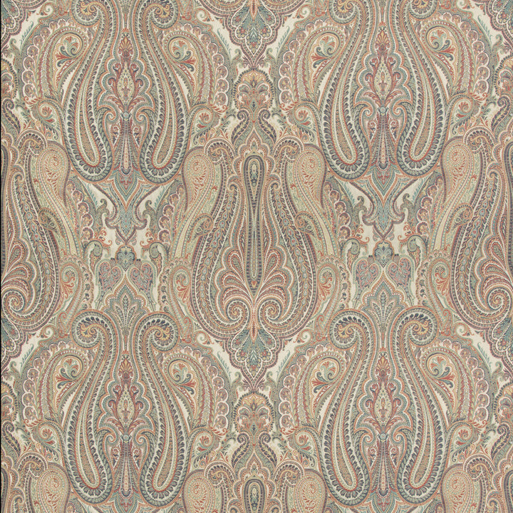 Aoria Paisley Red/Indigo by Brunschwig & Fils Fabric Brunschwig & Fils Fabric Aoria Paisley Red/IndigoFabric BARET POLYESTER - 65%;VISCOSE - 35% India </p><p>Repeat: H: 27.5, V: 36 53.93 - Fabric Carolina -