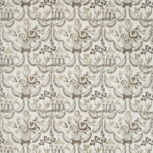 Brunschwig & Fils Fabric Bird & Swing Hb Charcoal