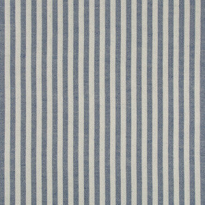 Brunschwig & Fils Fabric Rollo Stripe Indigo