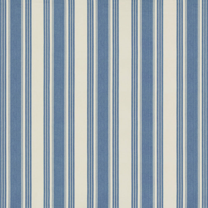 Colmar Stripe French Blue by Brunschwig & Fils Fabric Brunschwig & Fils Fabric Colmar Stripe French BlueFabric FOLIO FRANCAIS COTTON - 100% India </p><p>Repeat: H: 8.82, V: 0 53 - Fabric Carolina -