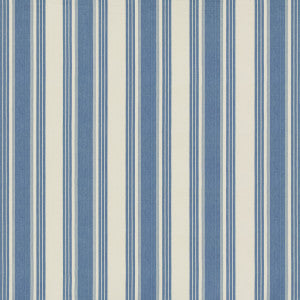 Brunschwig & Fils Fabric Colmar Stripe French Blue