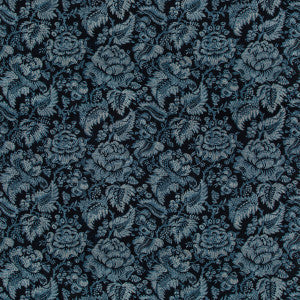 Brunschwig & Fils Fabric Wesserling Print Indigo
