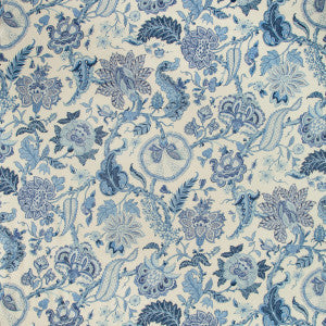 Brunschwig & Fils Fabric Saranda Print Blue