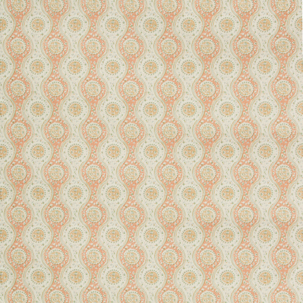 Nadari Print Peach/Gold by Brunschwig & Fils Fabric Brunschwig & Fils Fabric Nadari Print Peach/GoldFabric FOLIO FRANCAIS COTTON - 90%;LINEN - 10% United Kingdom </p><p>Repeat: H: 6.75, V: 7.48 54 - Fabric Carolina -