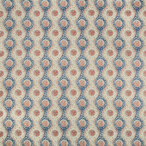 Brunschwig & Fils Fabric Nadari Print Blue/Red